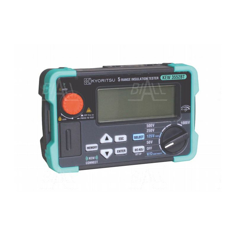 KEW3552BT Miernik rezystancji izolacji 50V-1000V, DAR, PI, USB ,Bluetooth