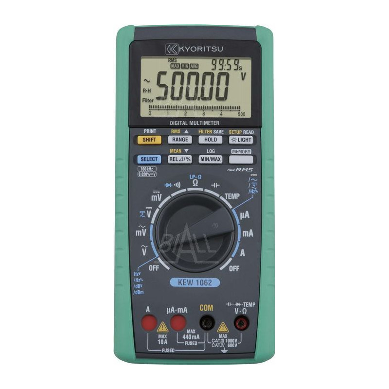 KEW1062 Multimetr TRMS-100kHz,MEM,USB