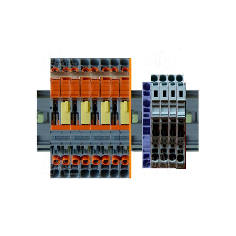 Zestaw do montażu aparatury na szynie DIN: MOC 3-fazy prąd 1,2,3,N (CT) 3P4W WAGO