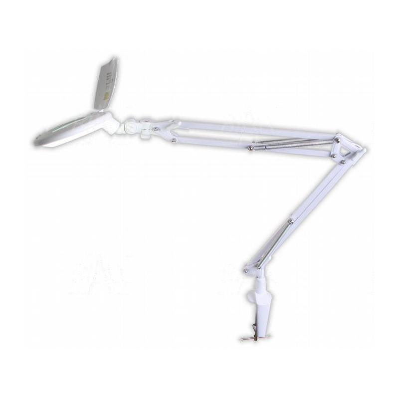 Lampa warsztatowa LED SMD z lupą (127x78) 8095LED-2-A 3D 7W